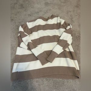 Brandy Melville Stripper Tan Sweater